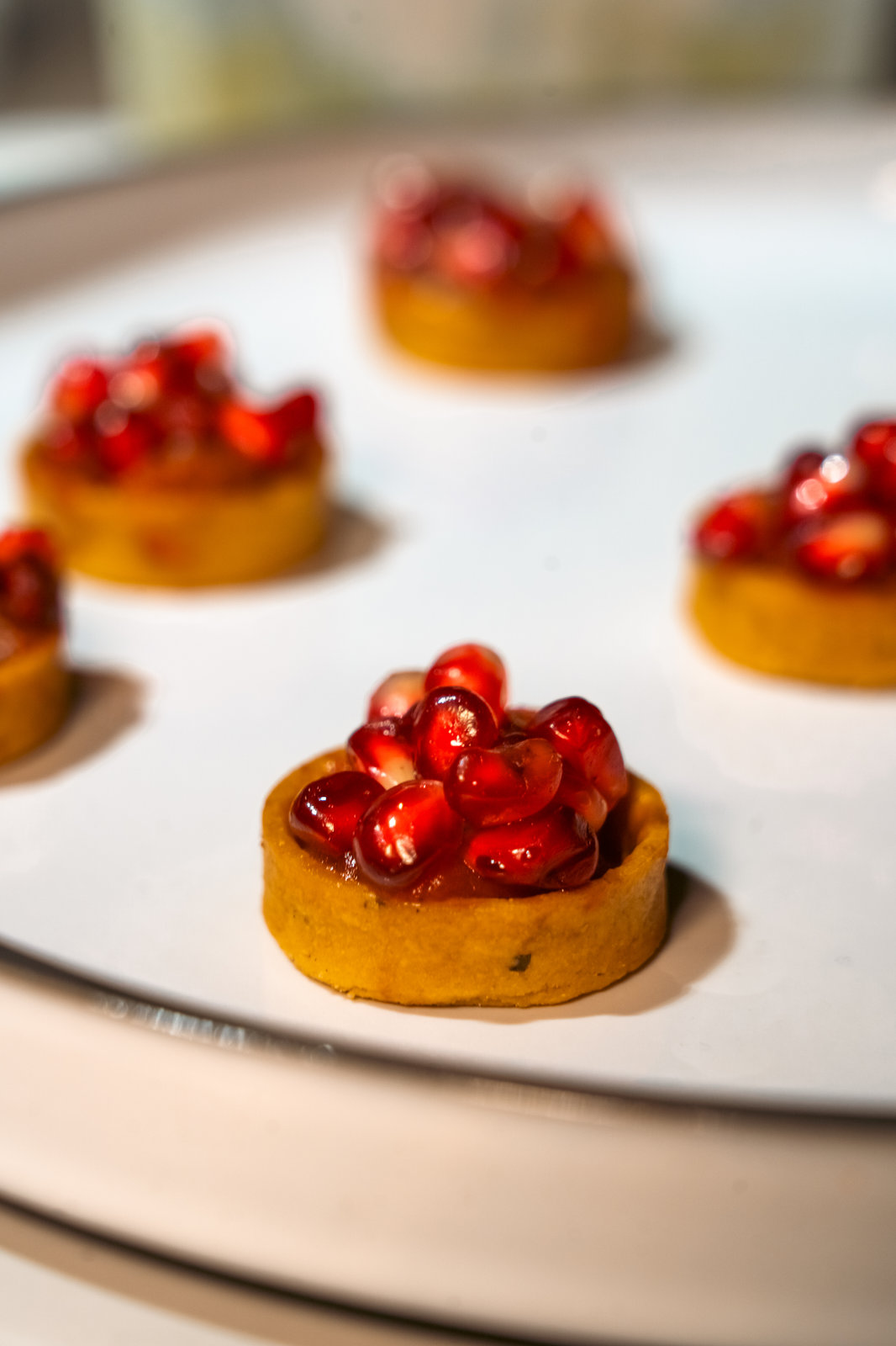 Photographie culinaire : tartelettes aux framboises